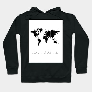 World map print, Scandinavian, Nordic, Marble, Fashion print, Scandinavian art, Modern art, Wall art, Print, Minimalistic, Modern Hoodie